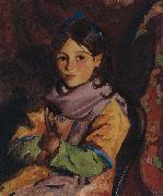 Robert Henri Mary Agnes oil painting on canvas